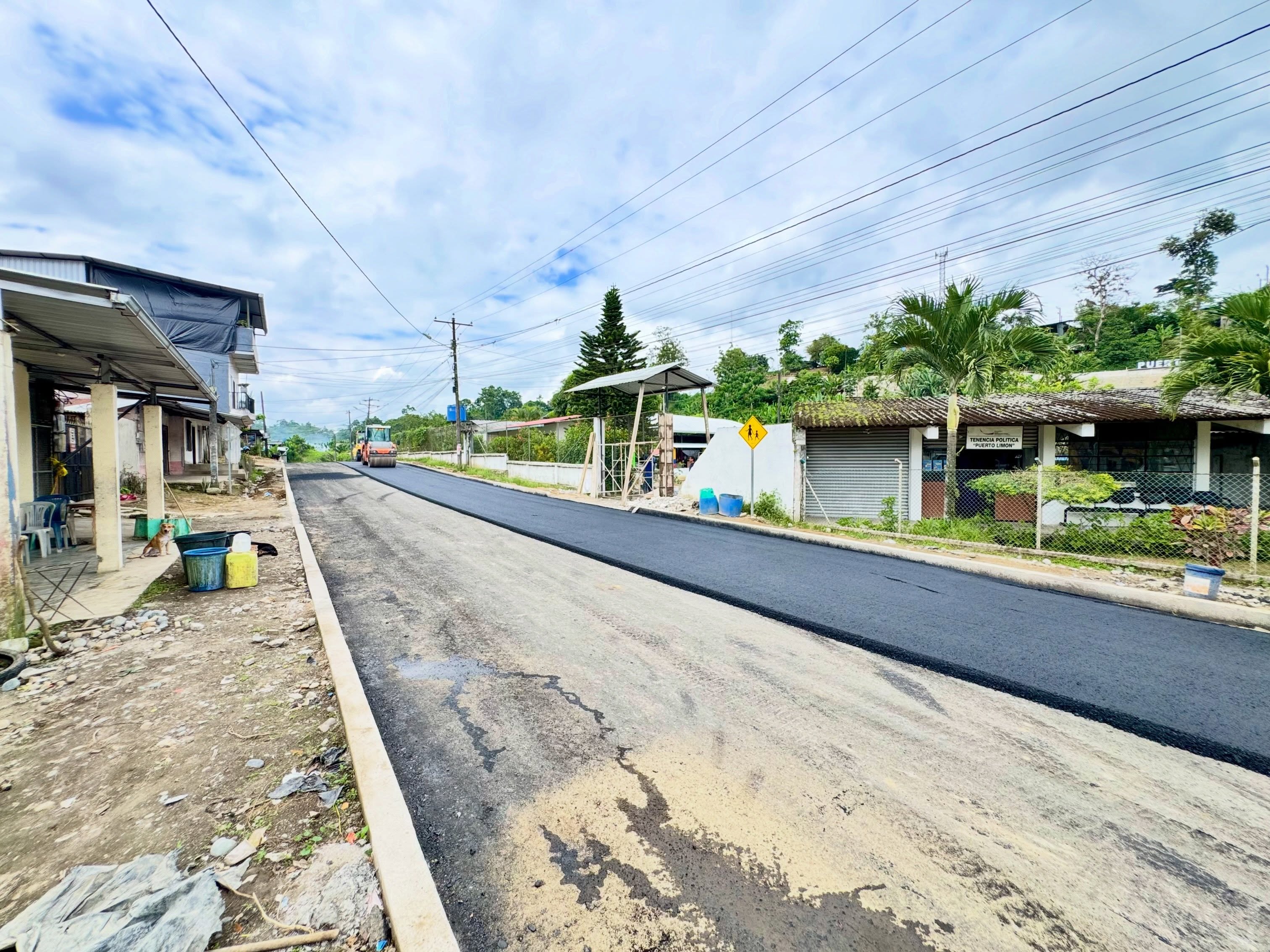 Obras de infraestructura y vialidad en Puerto Limón.